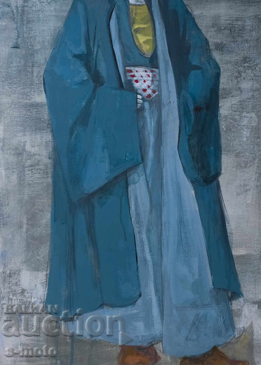 Delivery of Gouache painting, stage design, male portrait Delivery of Gouache painting, stage design, male portrait