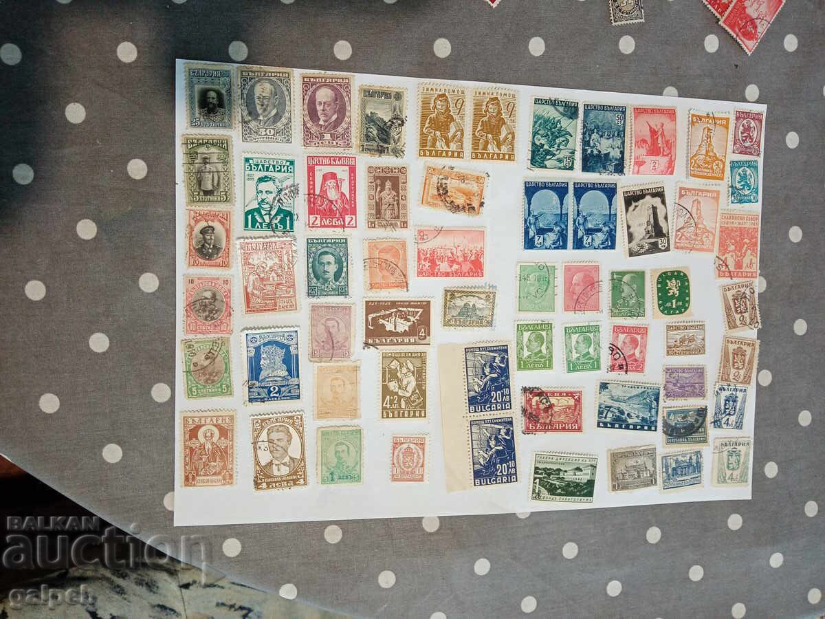 TIMBRE POȘTALE - PRINCIPATUL/REGATUL BULGARIEI - 90+ buc