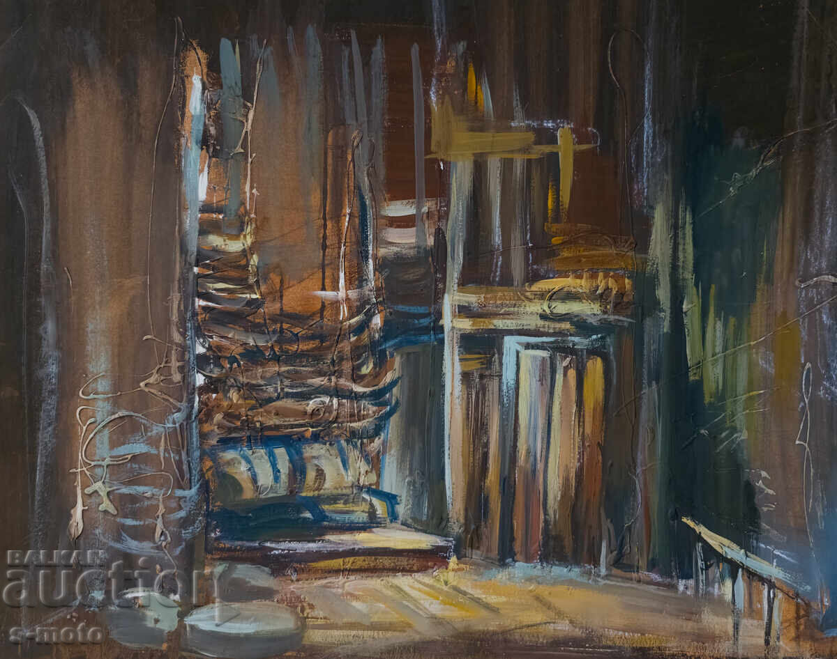 Έργο γκουάς, σκηνογραφία, εσωτερικό - 5