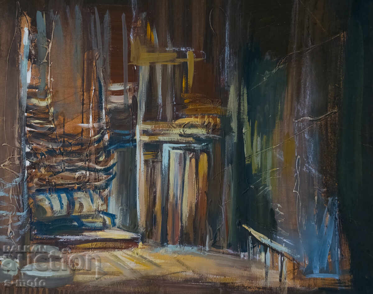 Έργο γκουάς, σκηνογραφία, εσωτερικό - 6