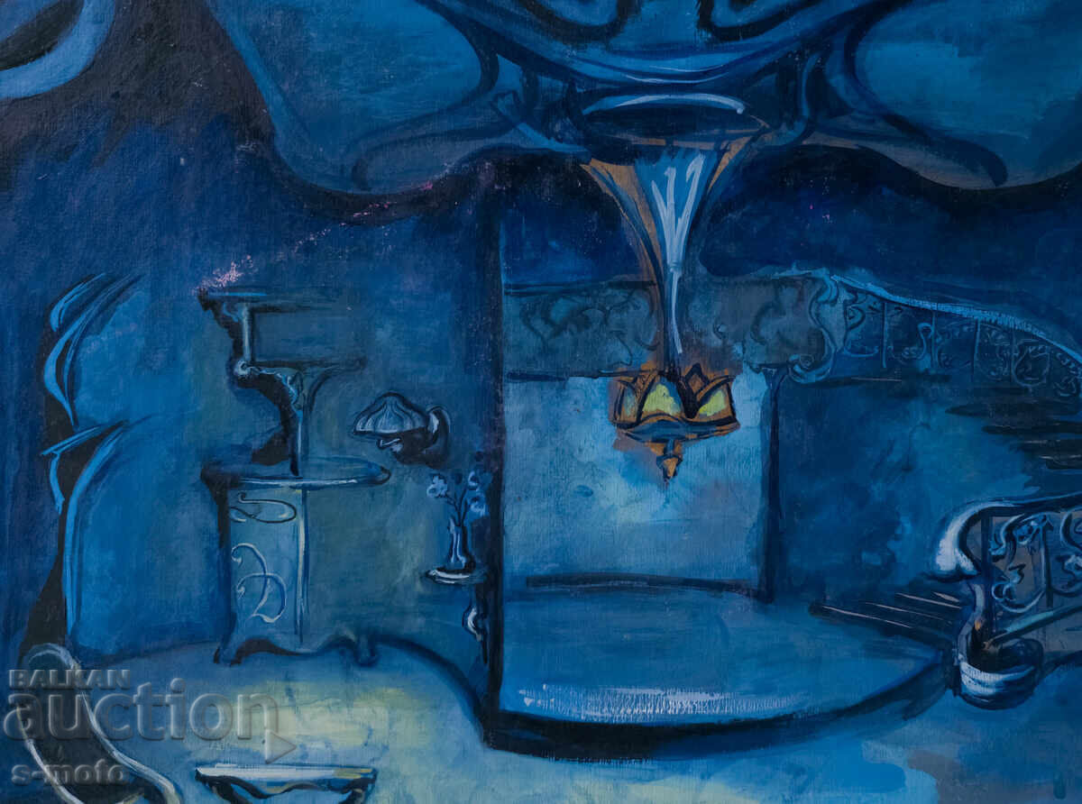 Έργο γκουάς, σκηνογραφία, εσωτερικό - 6