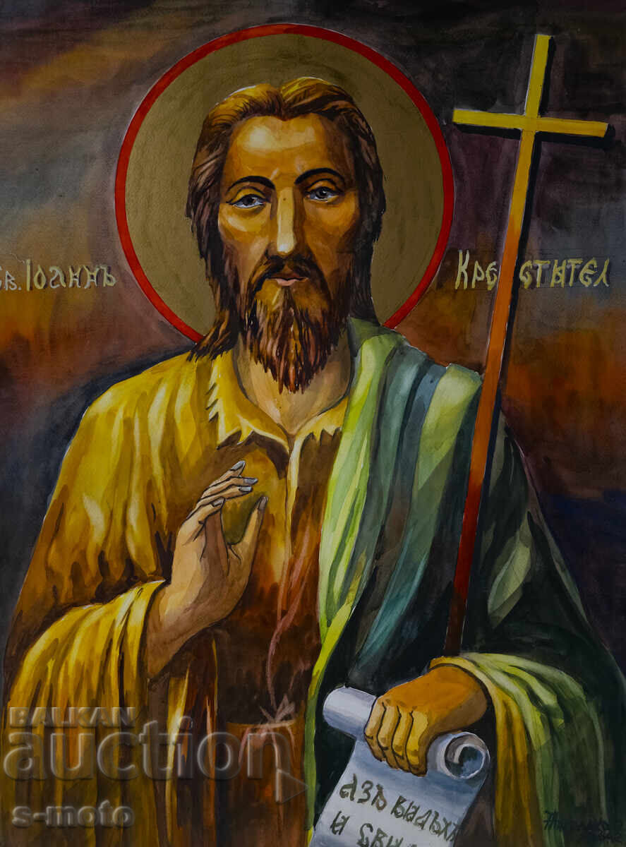 Никола Ангелаков /1937- / Св. Йоан Кръстител, 2002г. Никола Ангелаков /1937- / Св. Йоан Кръстител, 2002г.