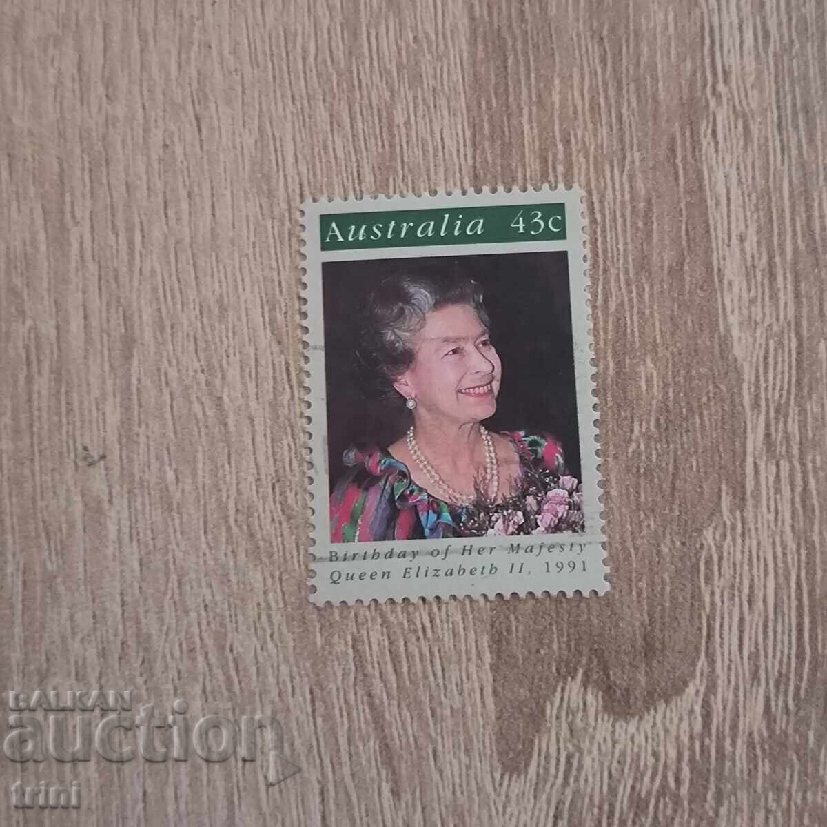 Австралия Кралица Елизабет II 1991 г.