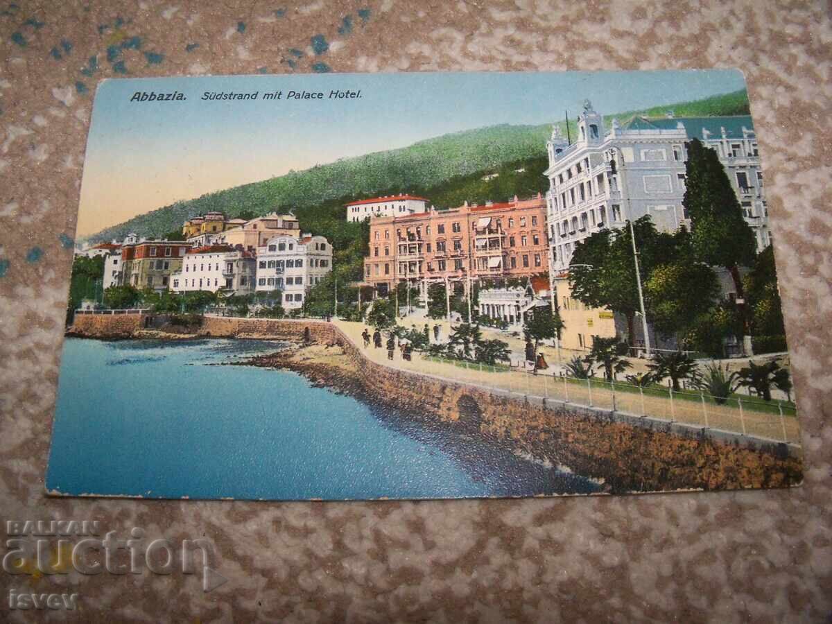 Old postcard from Abbazia, Opatija 1913