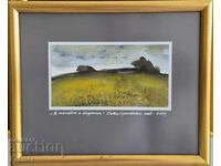 Watercolor by the great artist STOLETNIKA Sava Tsonovski 12T
