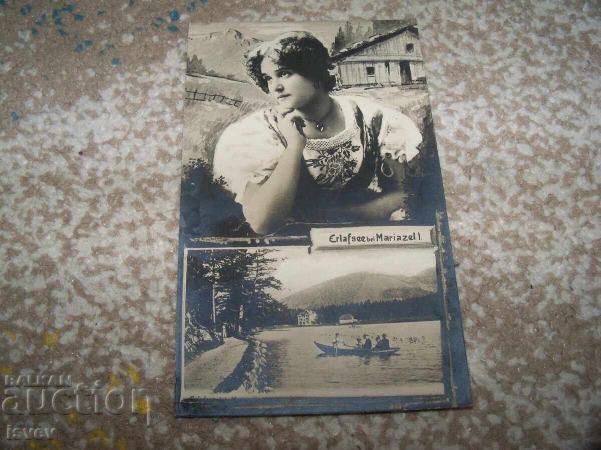 Delivery of Old romantic postcard, excellent condition Delivery of Old romantic postcard, excellent condition