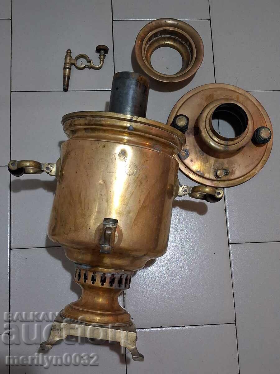 Ρωσικός αυτοκρατορικός σαμοβάς Τούλα τσαγιέρα - 19ος αιώνας - 7