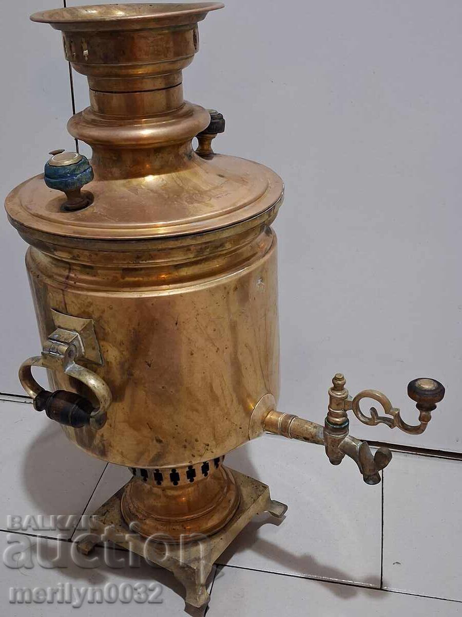 Ρωσικός αυτοκρατορικός σαμοβάς Τούλα τσαγιέρα - 19ος αιώνας