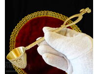 Χάλκινος σβηστήρας κεριών, λείριου Bourbon, μπαρόκ