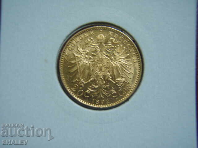 Auction  20 Corona 1892 Austria - AU+ (gold)