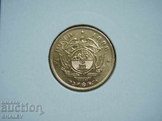 1/2 Pond 1896 South Africa - AU (gold) with price 1619.89 BGN | € 828.24