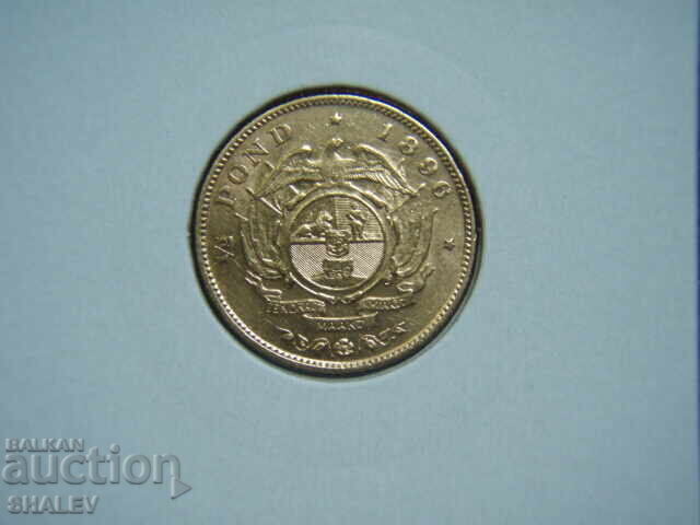 Auction  1/2 Pond 1896 South Africa - AU (gold)