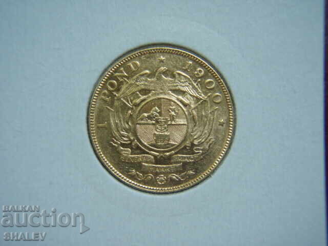 Delivery of 1 Pond 1900 South Africa - AU/Unc (Gold)