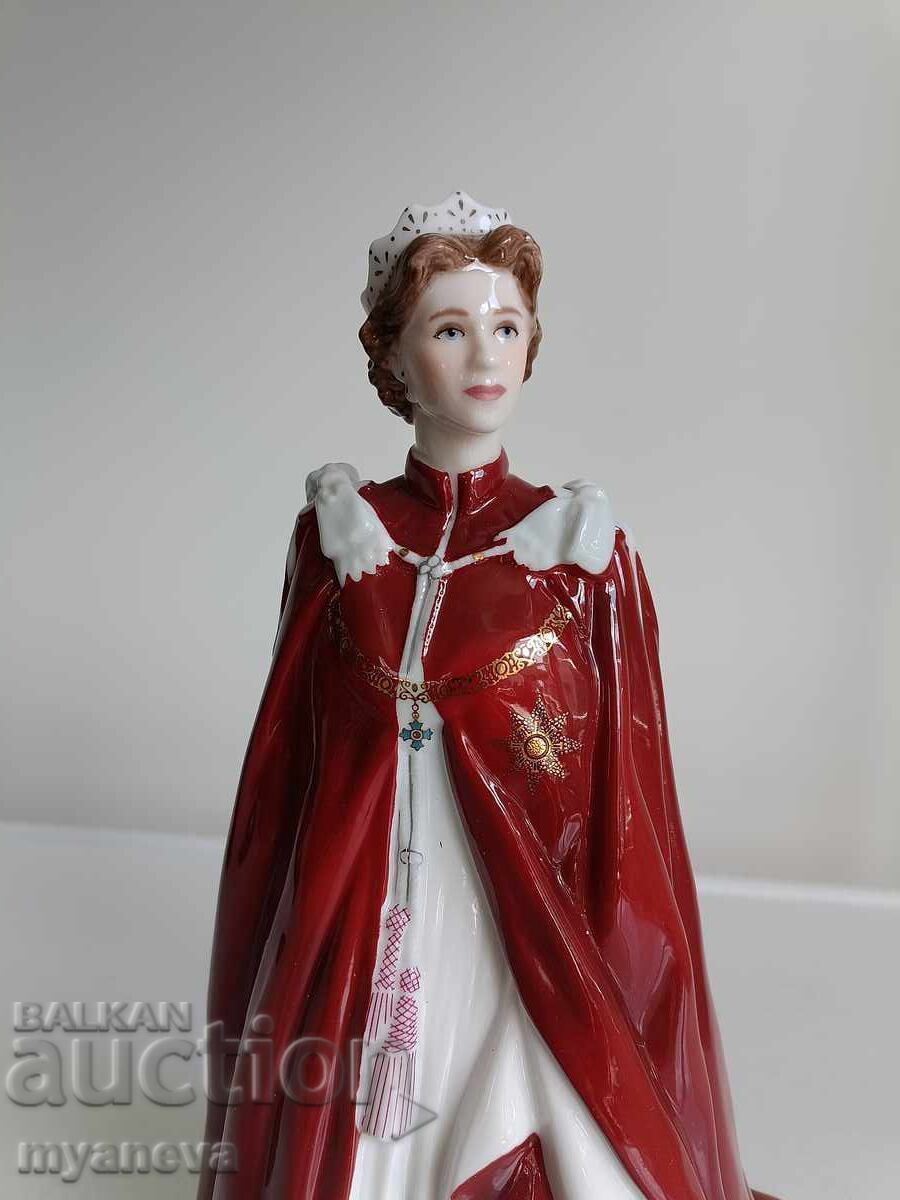 Πορσελάνινο ειδώλιο προς τιμήν των 80ων γενεθλίων της βασίλισσας με τιμή 110.00 BGN | € 56.24 Πορσελάνινο ειδώλιο προς τιμήν των 80ων γενεθλίων της βασίλισσας με τιμή 110.00 BGN | € 56.24