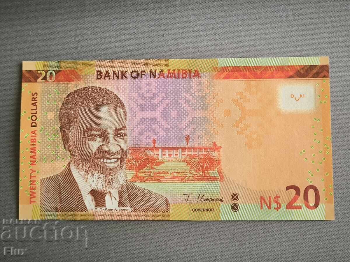 Bancnota - Namibia - 20 de dolari UNC | 2022