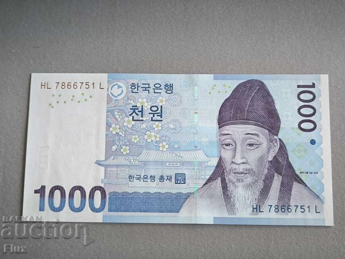 Τραπεζογραμμάτιο - Νότια Κορέα - 1000 Won UNC | 2007 Τραπεζογραμμάτιο - Νότια Κορέα - 1000 Won UNC | 2007