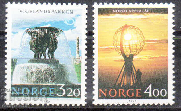 1991. Νορβηγία. Βόρεια έκδοση - Τουρισμός 1991. Νορβηγία. Βόρεια έκδοση - Τουρισμός