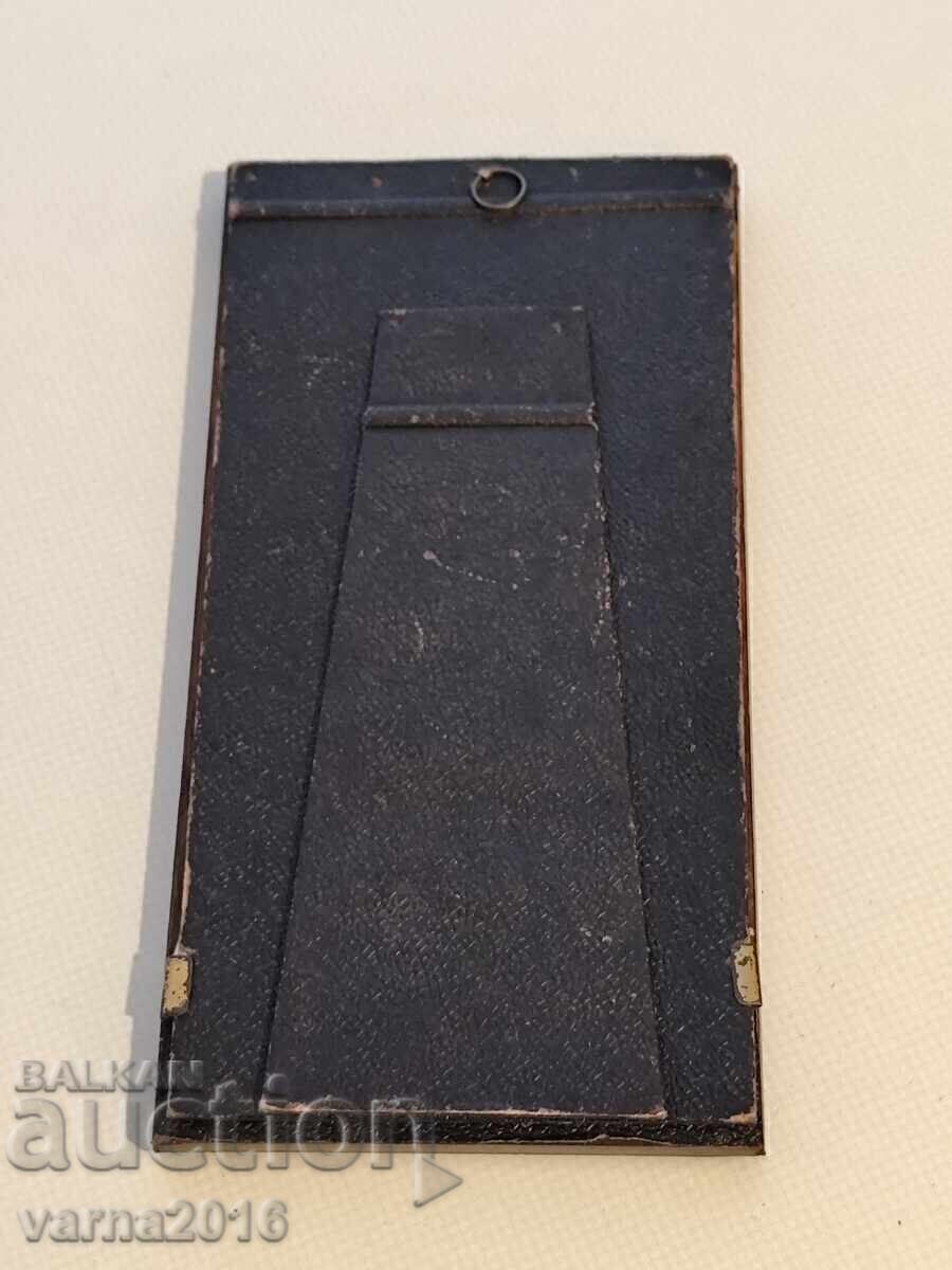 Auction Wooden Art Deco Style Frame + Ferdinand Postcard Auction Wooden Art Deco Style Frame + Ferdinand Postcard