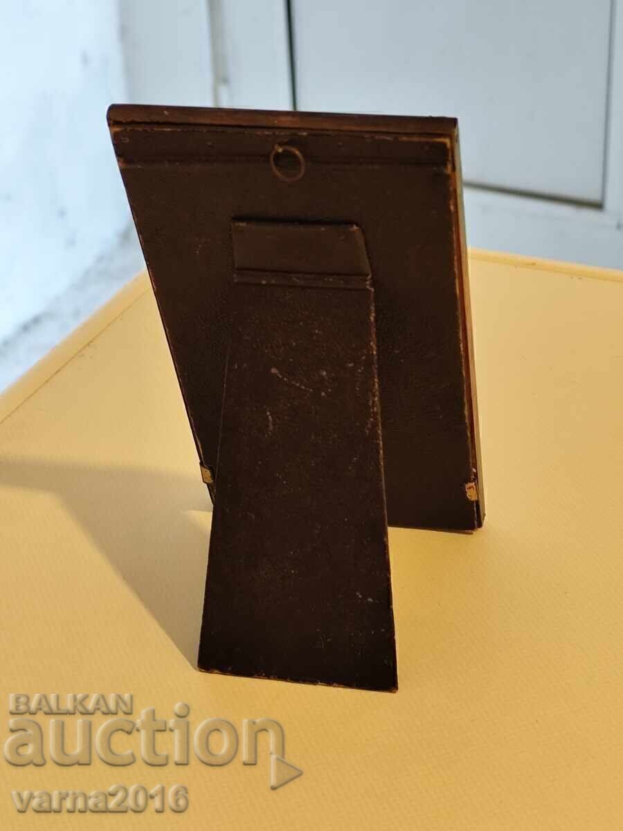 Wooden Art Deco Style Frame + Ferdinand Postcard - 6 Wooden Art Deco Style Frame + Ferdinand Postcard - 6