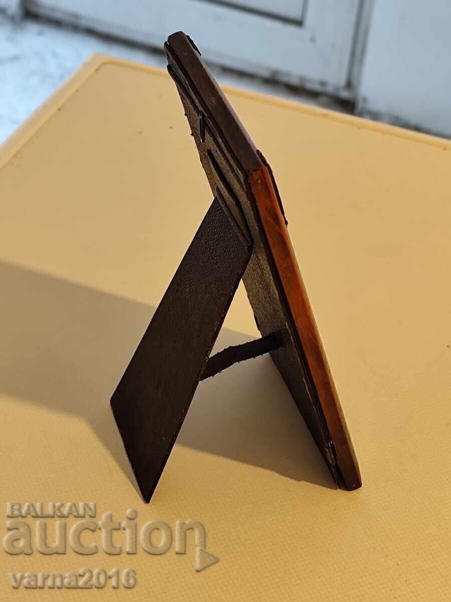 Wooden Art Deco Style Frame + Ferdinand Postcard - 7 Wooden Art Deco Style Frame + Ferdinand Postcard - 7