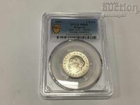 Bulgaria 2 Leva 1964 RARE PCGS PR68 Matte Georgi Dimitrov