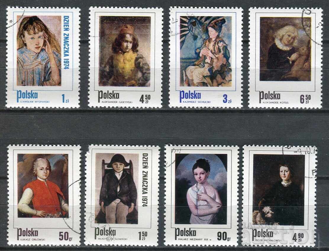 Πολωνία 1974 CTO - Τέχνη, πίνακες