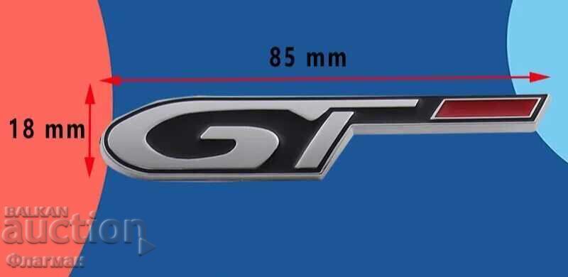 Нови емблеми ”GT” за Пежо - 85 мм./18 мм. с цена 10.00 лв. | € 5.11