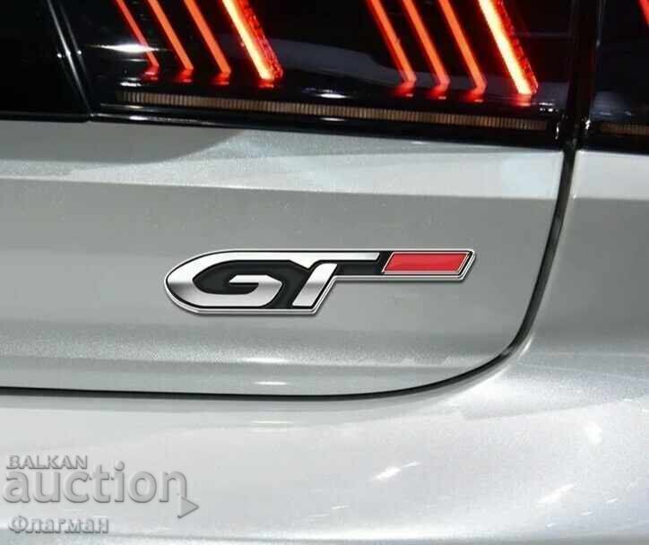 Нови емблеми ”GT” за Пежо - 85 мм./18 мм. - 5