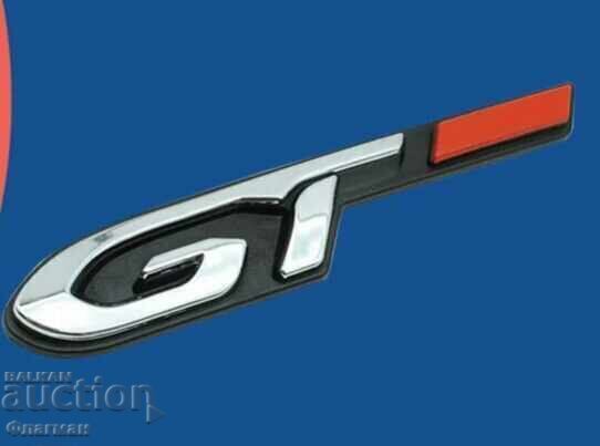 Embleme noi "GT" pentru Peugeot - 85 mm / 18 mm