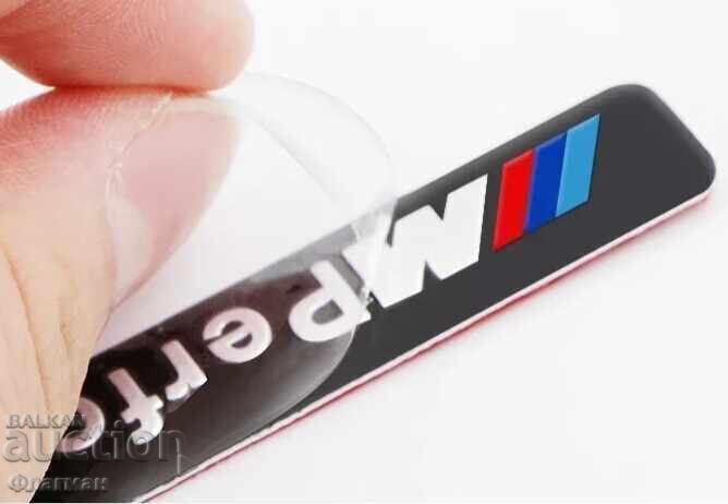Livrarea Embleme din aluminiu ”M Performance” pentru BMW, dimensiuni 77 mm./16