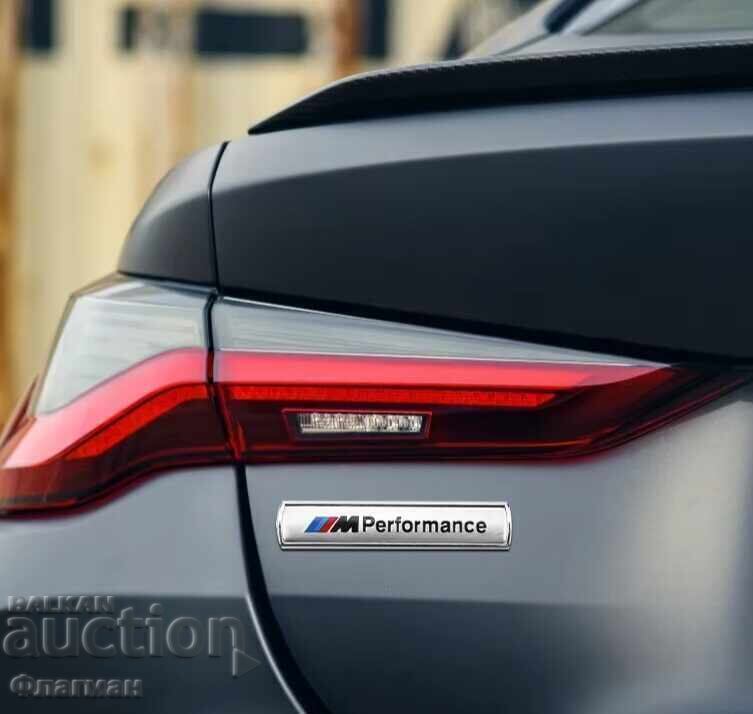 Embleme din aluminiu ”M Performance” pentru BMW, dimensiuni 77 mm./16 - 5