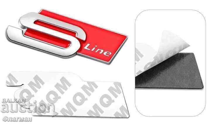 Licitație Embleme din aluminiu "S Line" pentru Audi