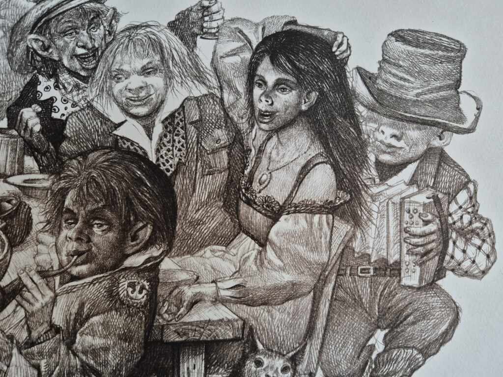 Auction Robert Baramov 1966 - 2021 Snow White II 2016 lithograph drypoint Auction Robert Baramov 1966 - 2021 Snow White II 2016 lithograph drypoint