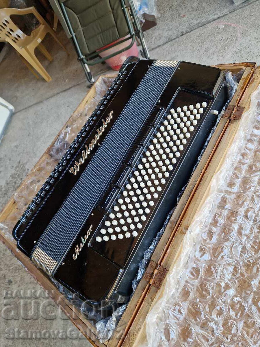 Antique German Accordion Veltmaister Meteor 120 Bass - 5