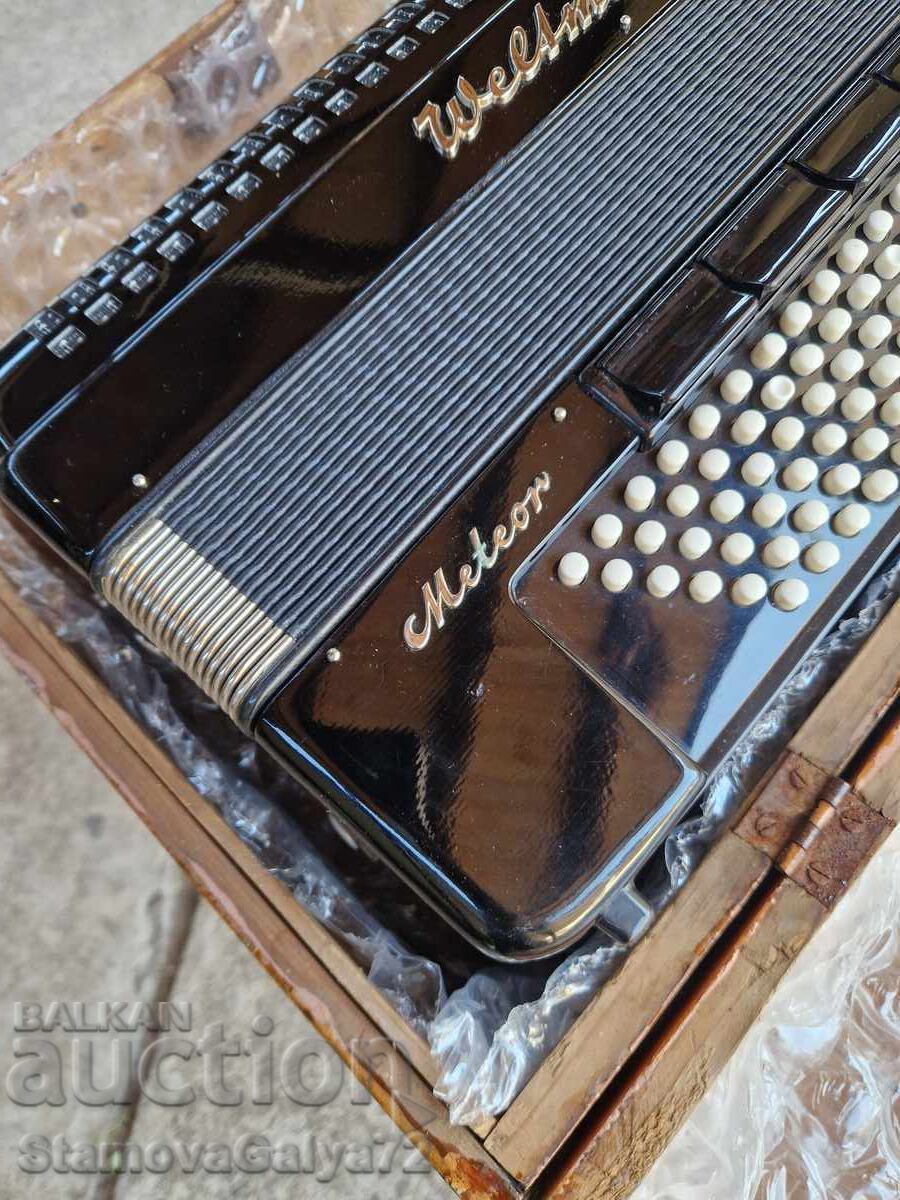 Antique German Accordion Veltmaister Meteor 120 Bass - 7
