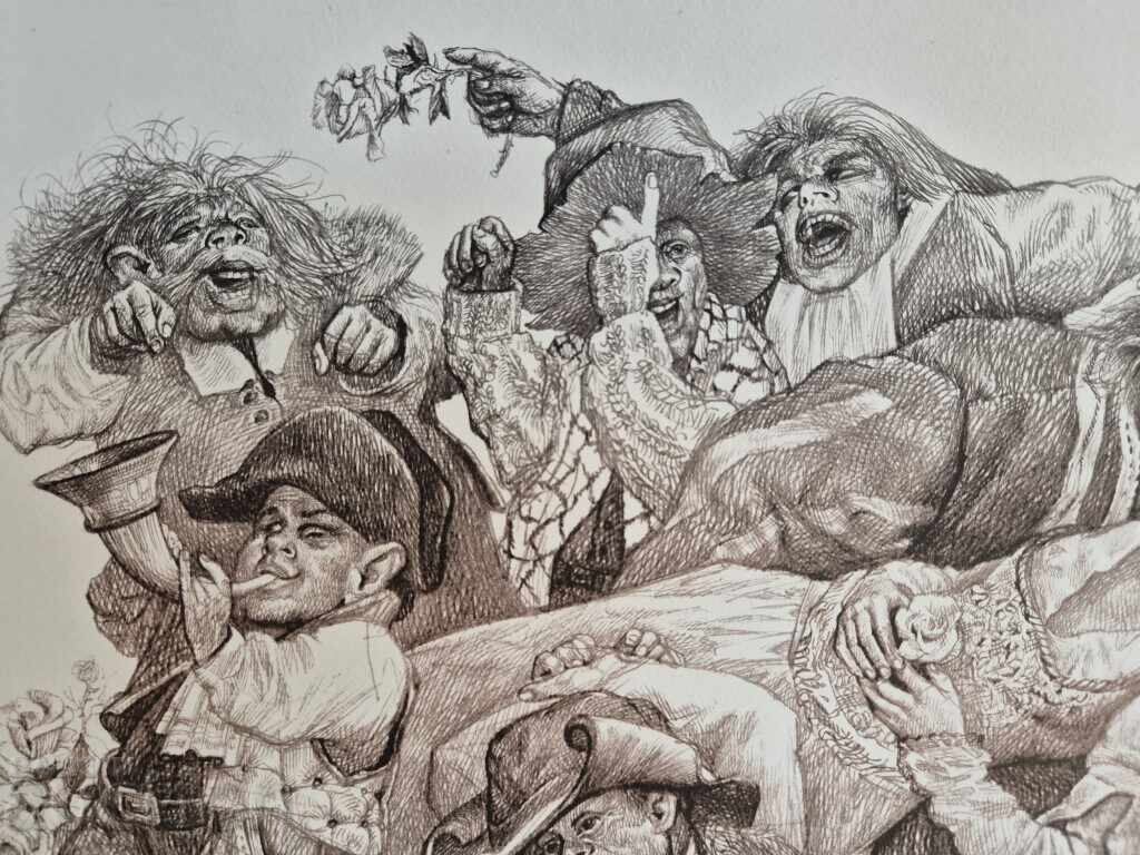 Delivery of Robert Baramov 1966 - 2021 Snejanka III 2016 lithograph Delivery of Robert Baramov 1966 - 2021 Snejanka III 2016 lithograph