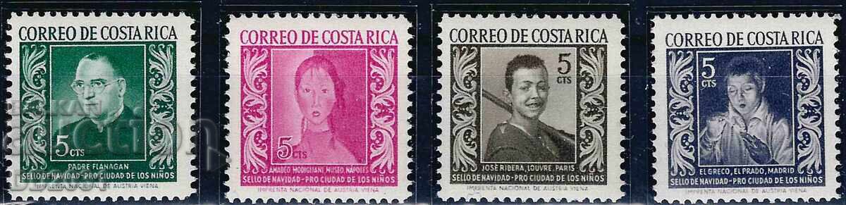 Costa Rica 1959 - artă portrete MNH Costa Rica 1959 - artă portrete MNH