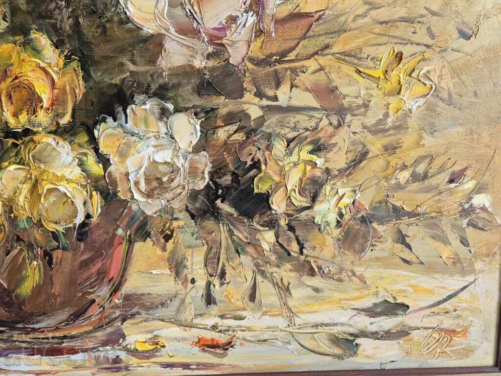 Δημοπρασία Γιούρι Κοβάτσεφ Ανοιξιάτικη διάθεση Μεγάλη όμορφη νεκρή φύση