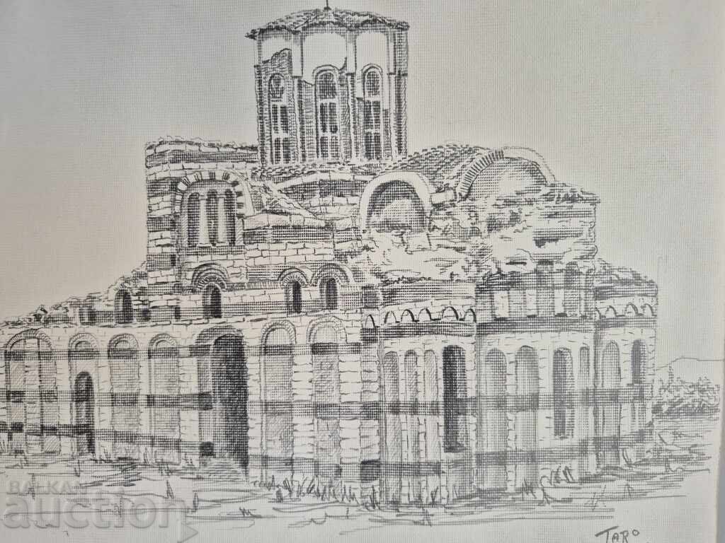 Delivery of Sava Shopov-Tarot 1911-1996 Nessebar 1981 Master Drawing Delivery of Sava Shopov-Tarot 1911-1996 Nessebar 1981 Master Drawing