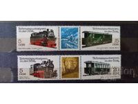 Postage stamps - GDR, Locomotives and wagons