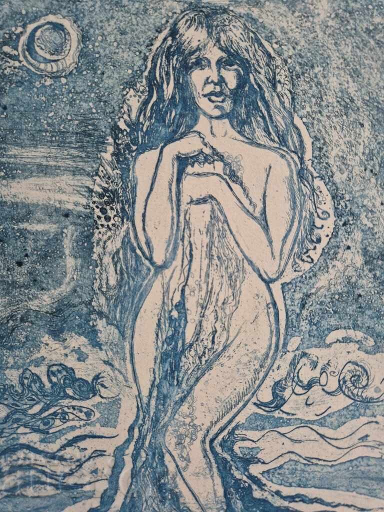 Доставка на Картина Ина Тъмнева Афродита 1 красива цветна литография