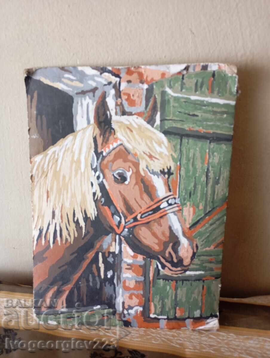 Рисунка конска глава