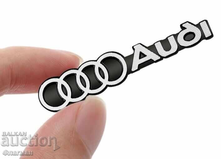 New Aluminum Emblems "AUDI" - 42 mm. / 8 mm with price 4.00 BGN | € 2.05 New Aluminum Emblems "AUDI" - 42 mm. / 8 mm with price 4.00 BGN | € 2.05