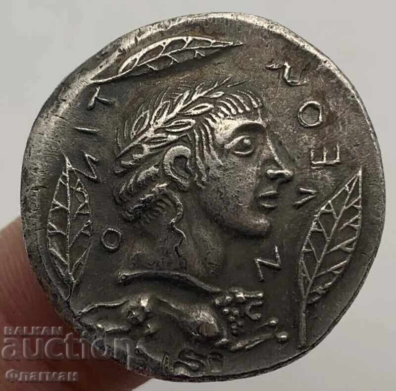 Delivery of Tetradrachm of Lentini (Λεοντίνοι), Sicily, 480 BC