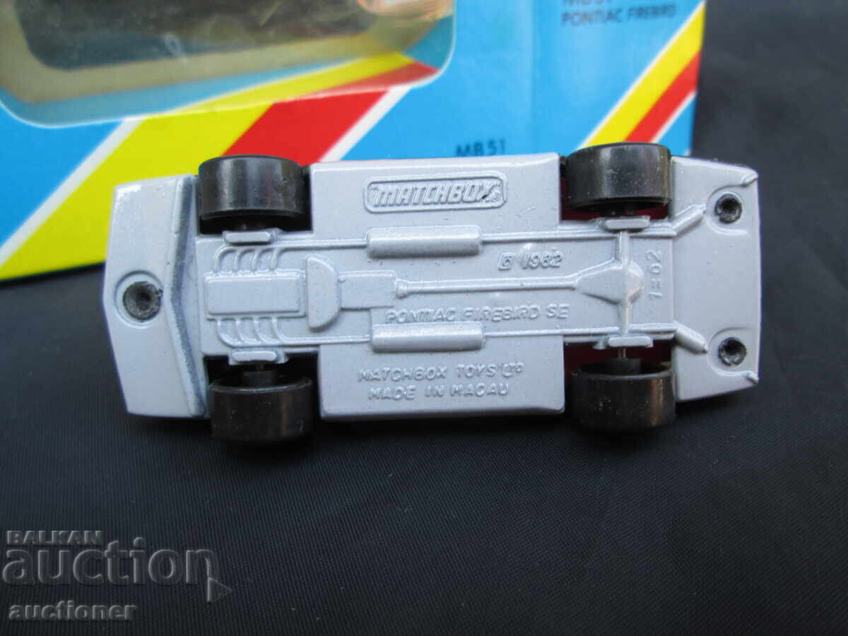 MATCHBOX PONTIAC FIREBIRD - NEW 1982 MACAU - 7