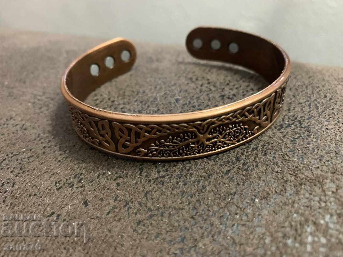 Нова стилна магнитна медна гривна-1 - 5 Нова стилна магнитна медна гривна-1 - 5