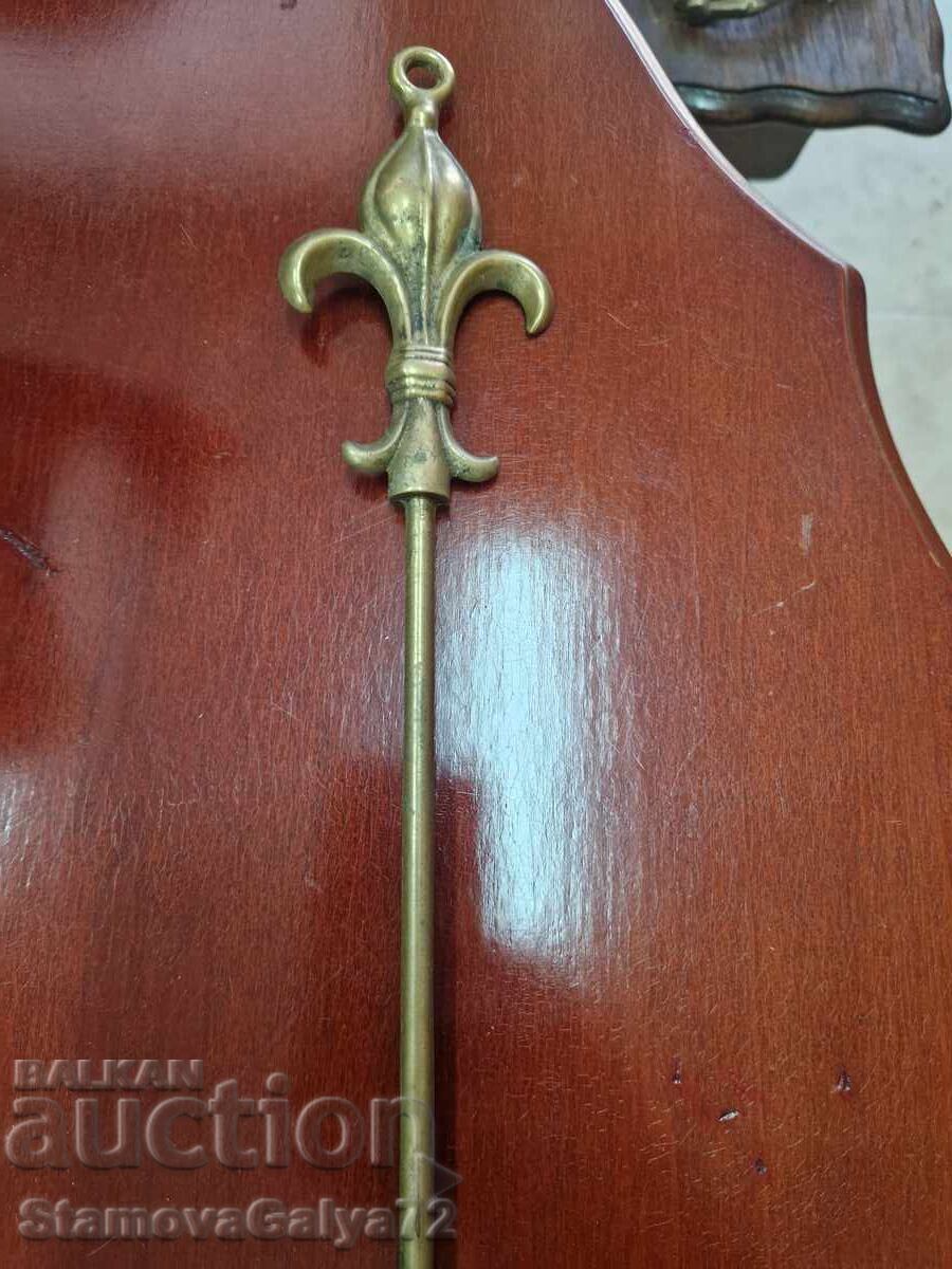 Large antique English bronze shoe rack - 6 Large antique English bronze shoe rack - 6