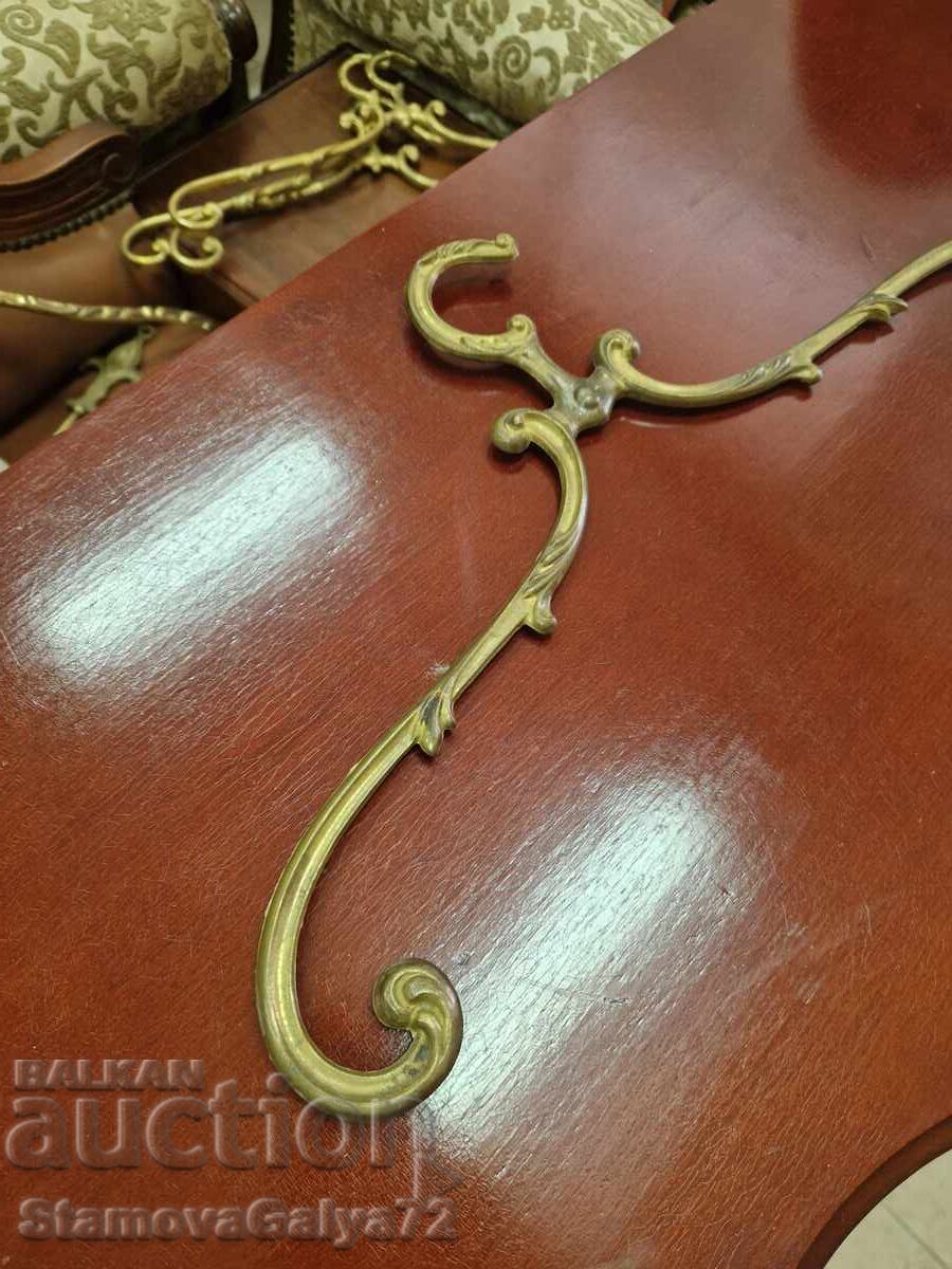 Beautiful antique English bronze coat rack - 5 Beautiful antique English bronze coat rack - 5