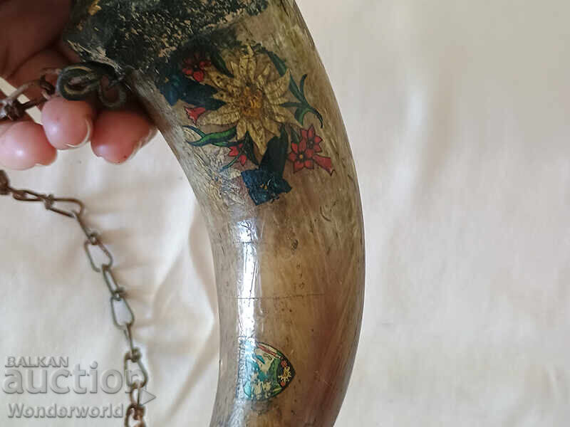 Αρχαία χαϊδούκικη κέρατινη μπαρουτοθήκη για φλεγόμενο τουφέκι, πιστόλι - 7 Αρχαία χαϊδούκικη κέρατινη μπαρουτοθήκη για φλεγόμενο τουφέκι, πιστόλι - 7