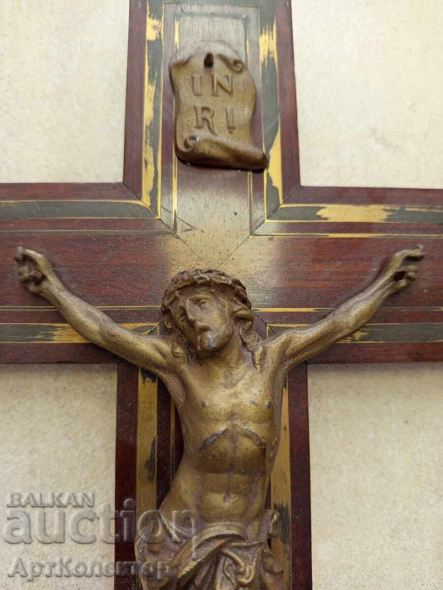 Δημοπρασία Σταυρός μέταλλο ξύλο Δημοπρασία Σταυρός μέταλλο ξύλο